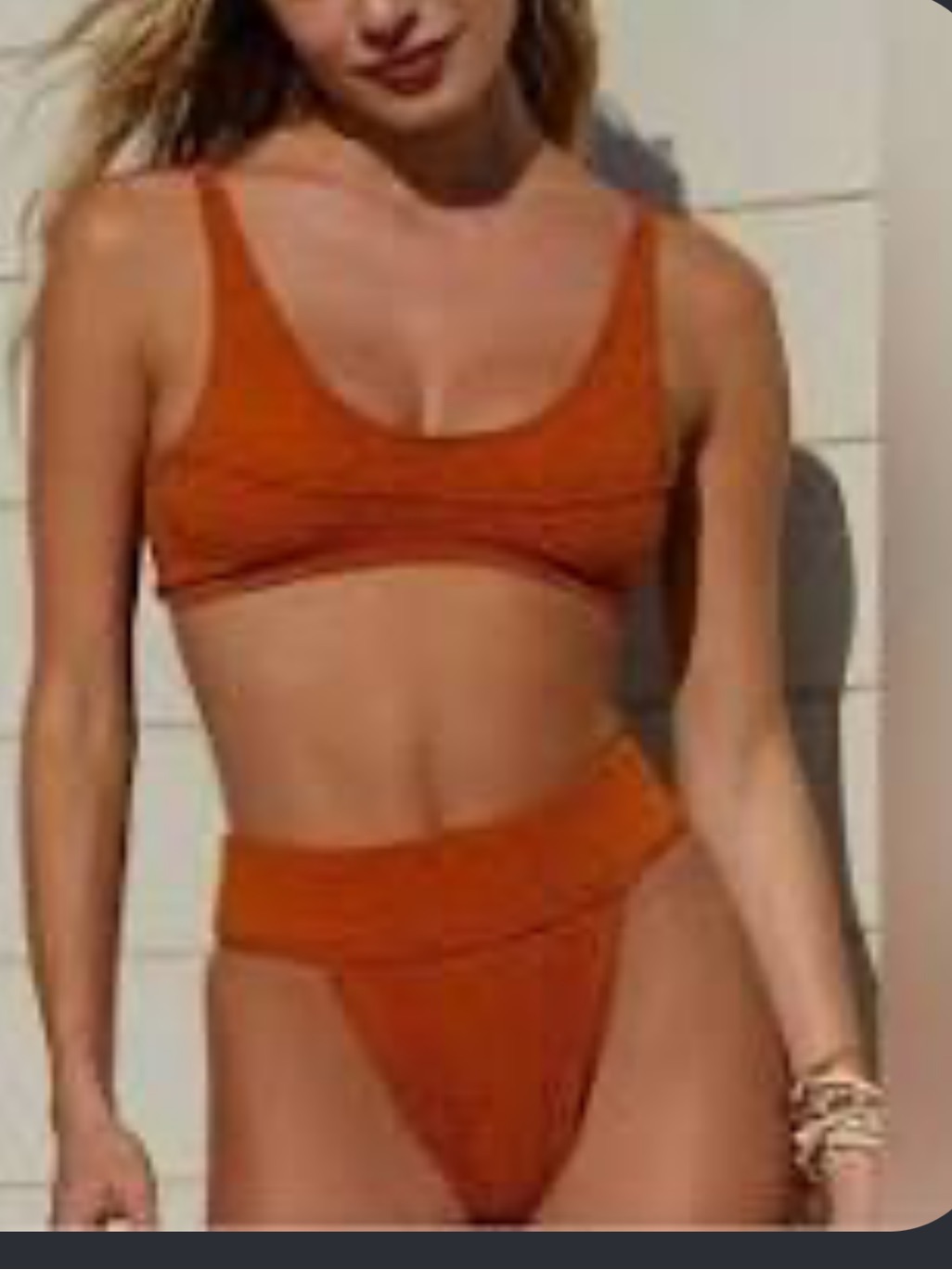 Free People Fp Beach Farrah Dylan Bikini Set In Honey Ginger Nwot